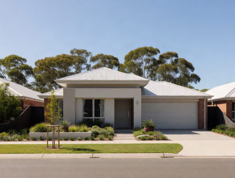 Contemporary Perth suburban home representing current property market